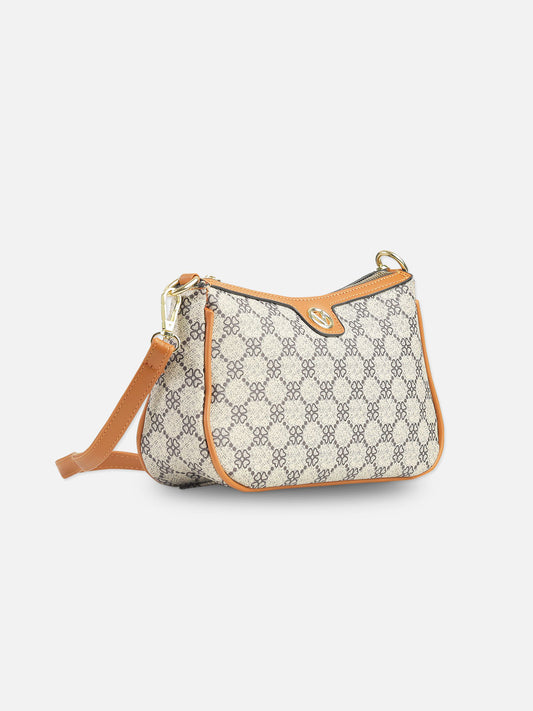 Neutral Monogram Baguette Bag