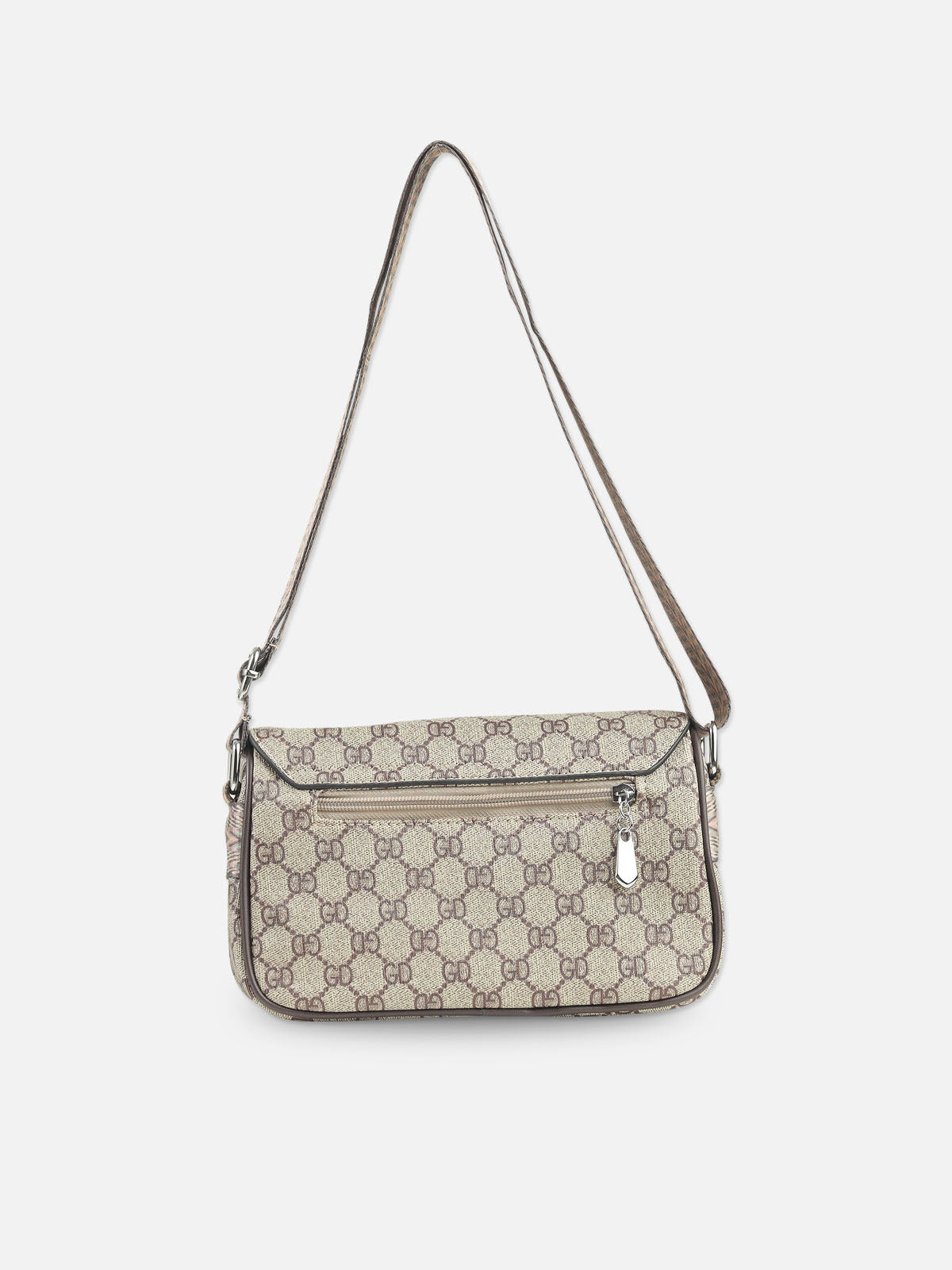 Women's Brown Monogram Crossbody Bag