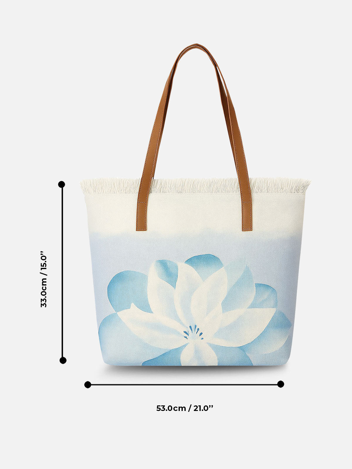 Ocean Petal Tote Bag
