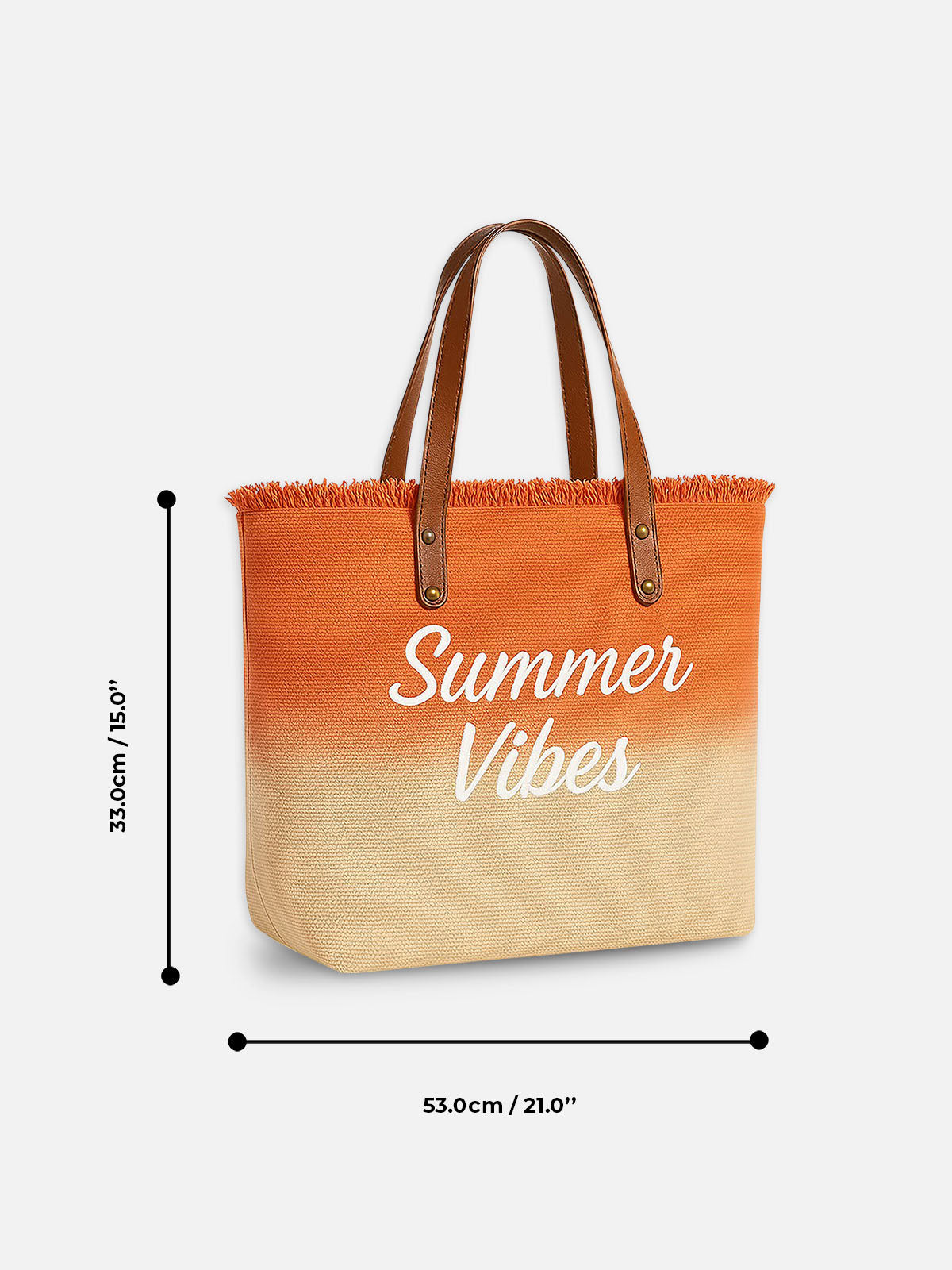 Summer Vibes Dual Tone Tote Bag