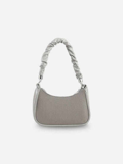 Stylish Gray Crescent Bag
