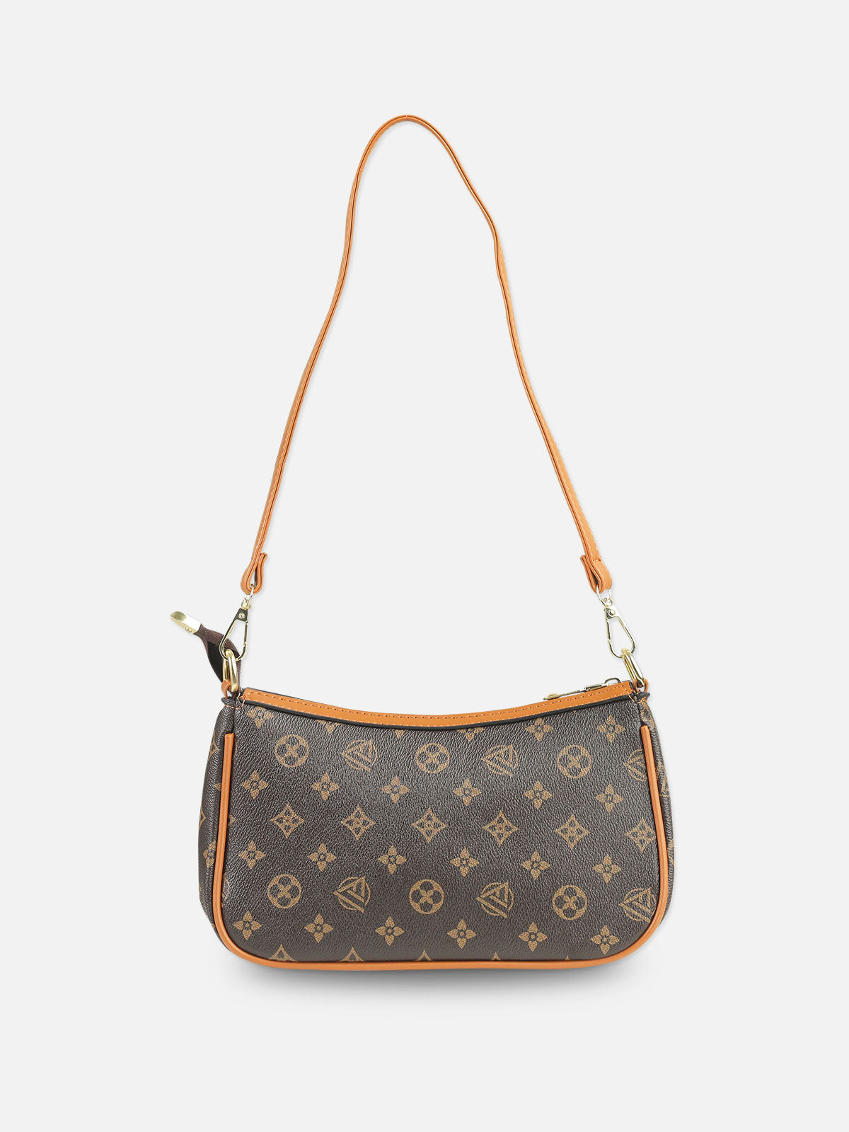 Brown Monogrammed Baguette Bag