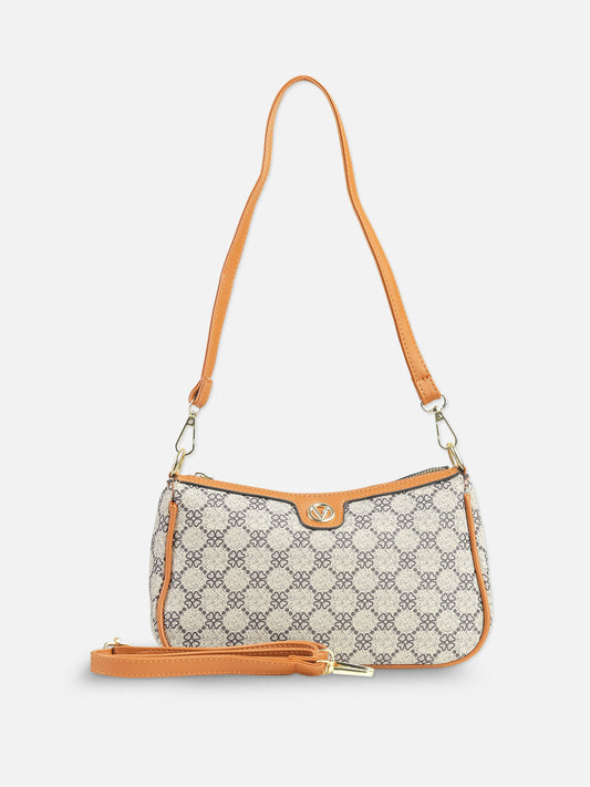 Neutral Monogram Baguette Bag