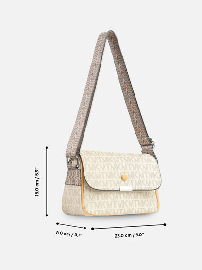 "Signature Script" Crossbody Bag