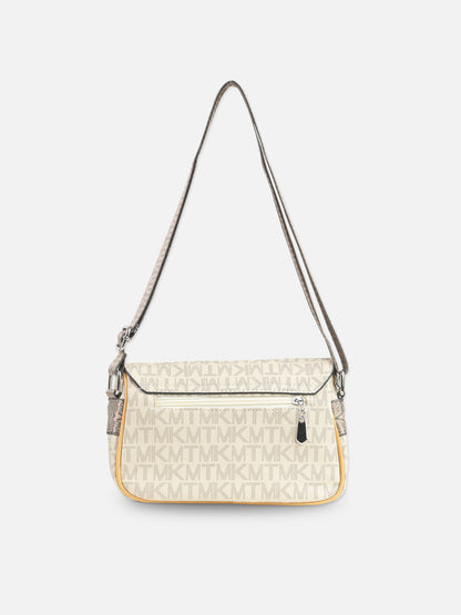 "Signature Script" Crossbody Bag