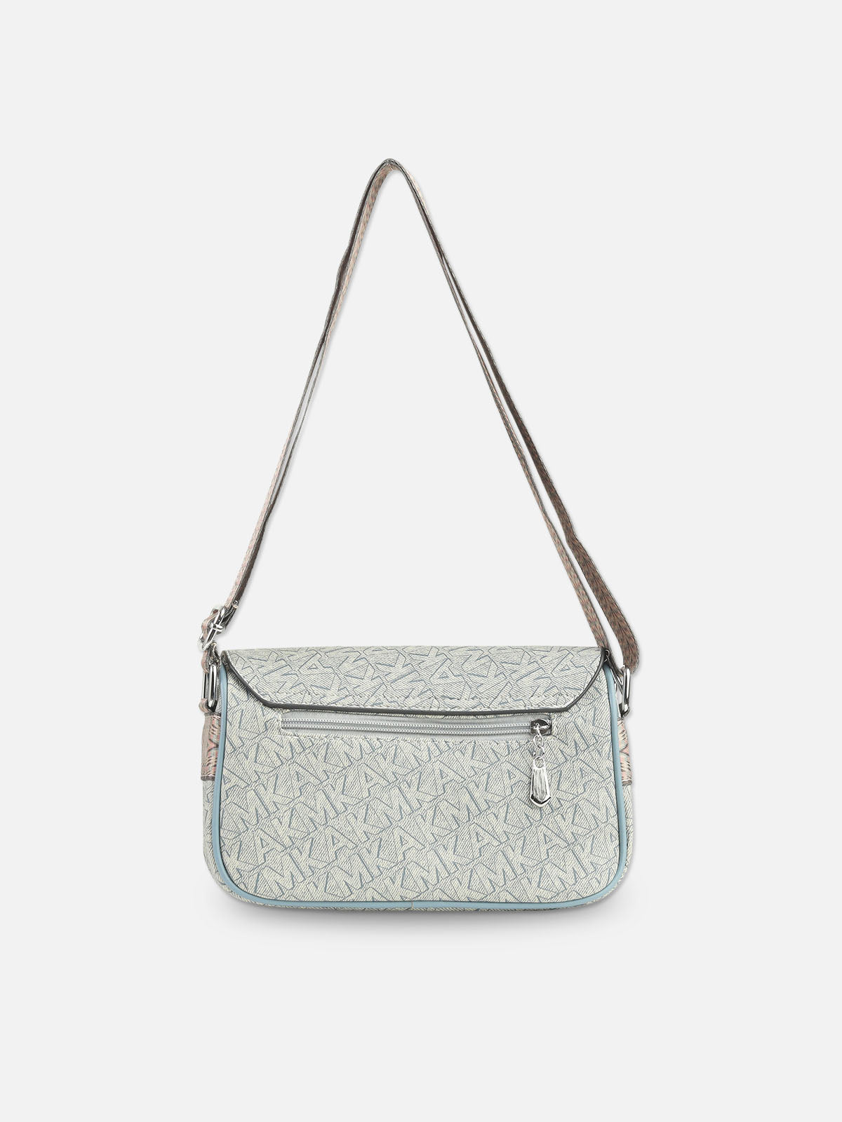 Elegant Blue Pattern Shoulder Bag – Women’s Designer-Inspired Purse