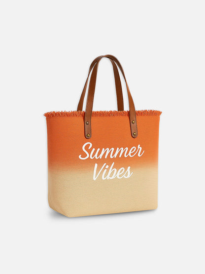 Summer Vibes Dual Tone Tote Bag