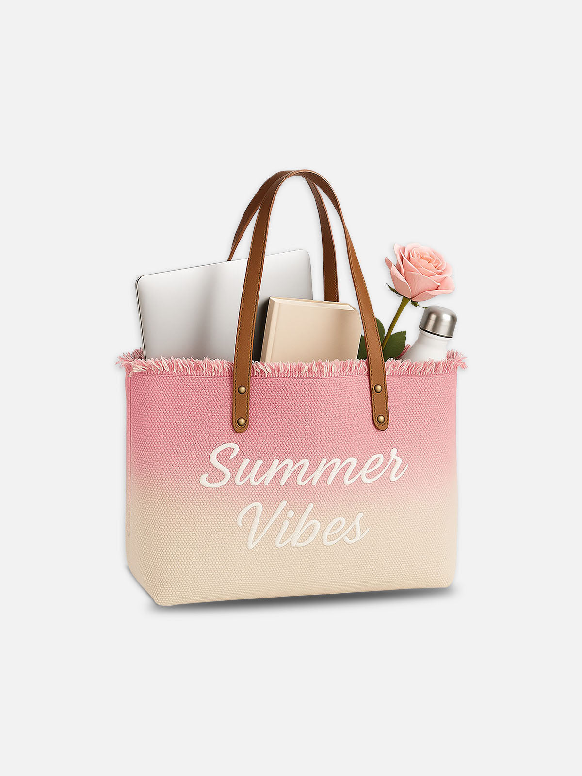 Summer Vibes Dual Tone Tote Bag