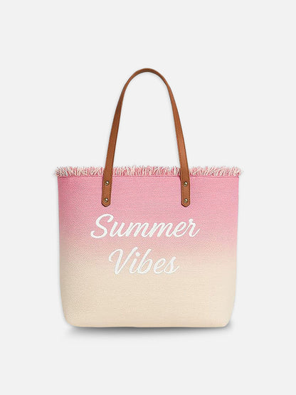 Summer Vibes Dual Tone Tote Bag