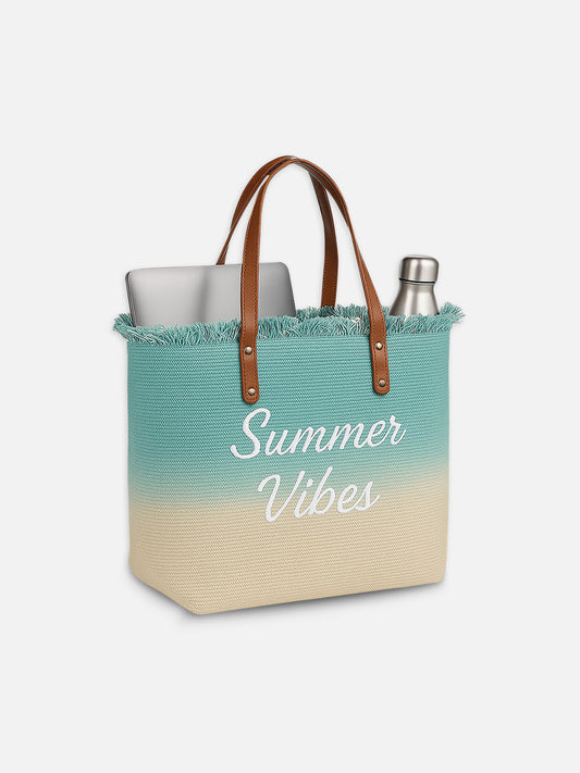 Summer Vibes Dual Tone Tote Bag