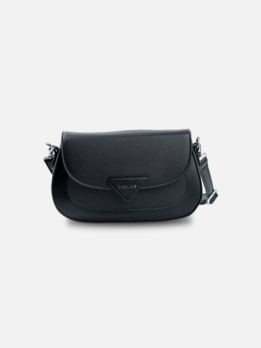 Classic Black Flap Shoulder Bag