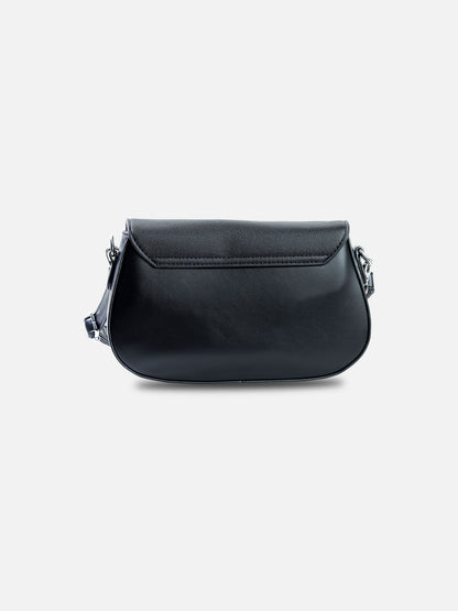 Classic Black Flap Shoulder Bag